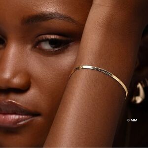 NWT Ring Concierge Herringbone Chain Bracelet 3mm